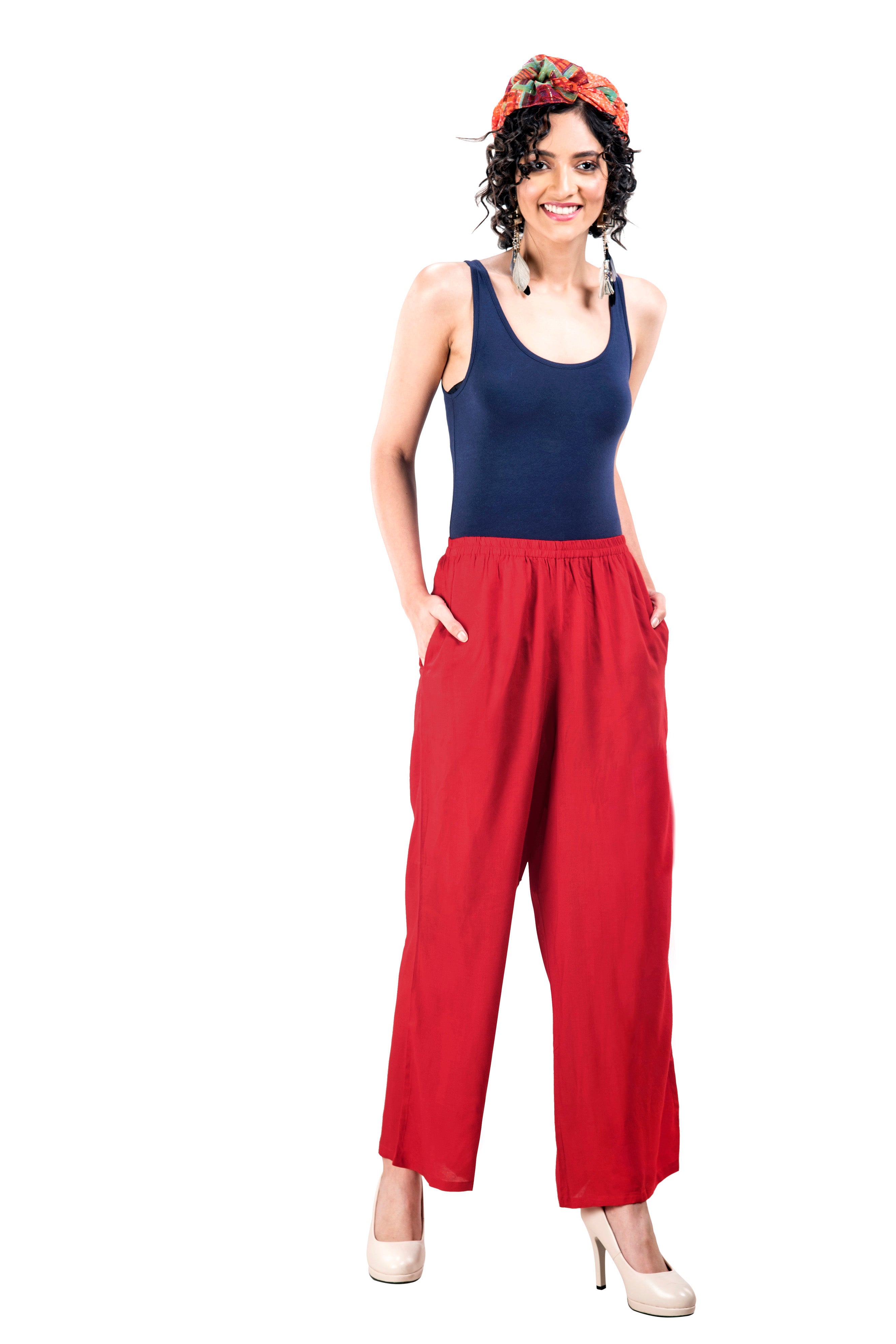 Can't Stop Red Linen Pants – Shop The Mint
